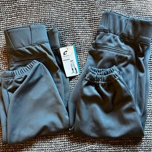 Two NEW size Medium Champro graphite boys’ knicker style baseball pants.